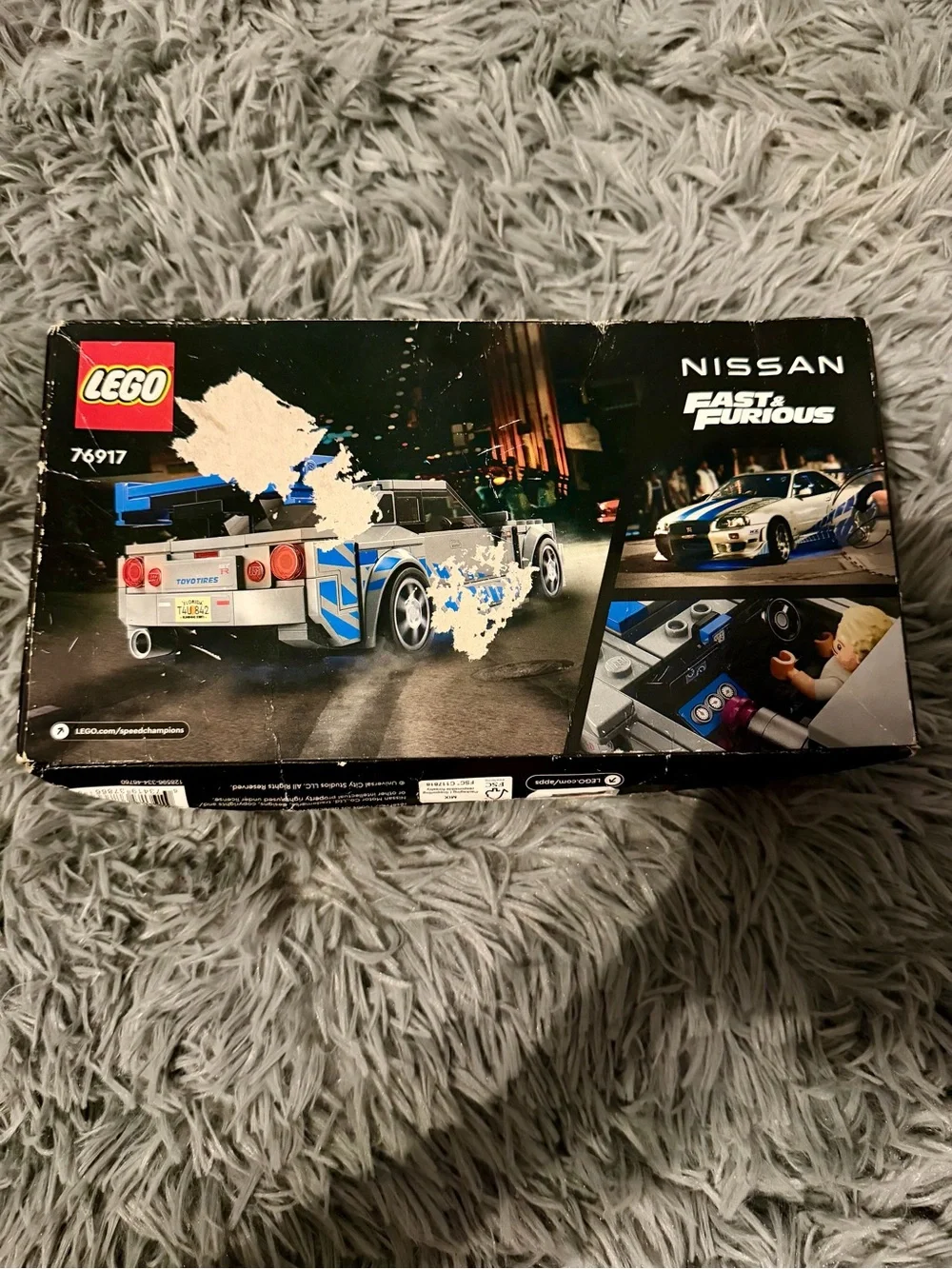 LEGO Speed Champions White and Blue Nissan Skyline GT-R (R34) Set